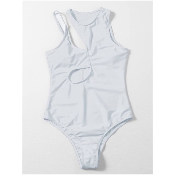 Boho cut out monokoni one piece swim - BLACK - Picture 4 of 12